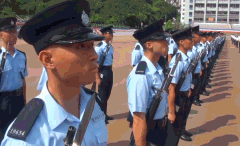 香港警察学院步操训练影像